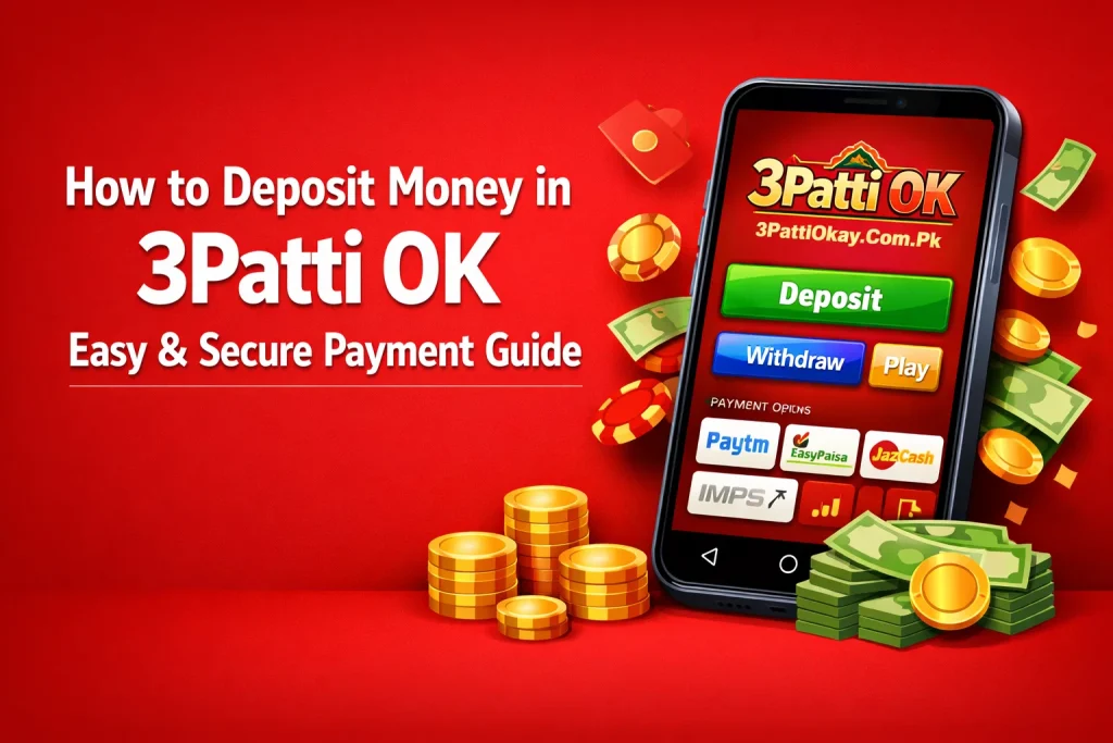 Deposit Money in 3Patti OK