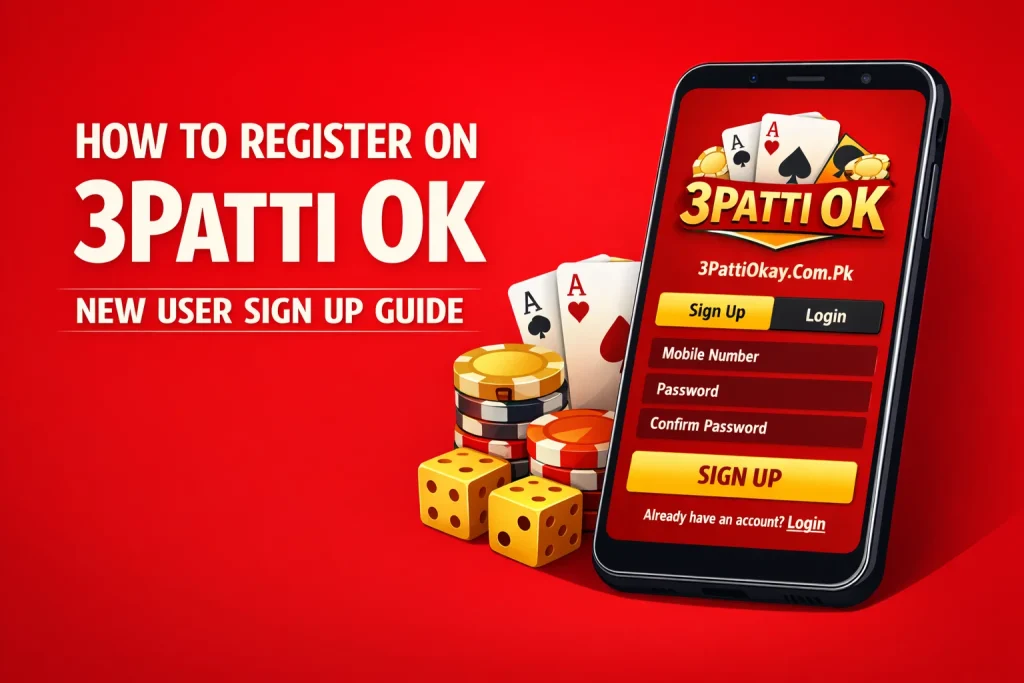 Register on 3Patti OK
